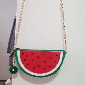 Watermelon crossbody purse